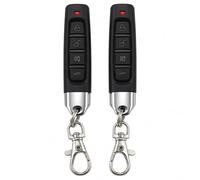 2 Pièces Télécommande Universelle Portail 433,92 MHz, Garage Code Fix | Bip Portail Universelle Sans Fil, 4 Boutons Touches Copieuse Garage sans Fil pour Porte de Garage Portails Motorisés