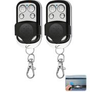 2 Pièces Telecommande Universelle Portail, 433.92 MHz Rolling Code Fixe Bip Portail Automatique Universelle sans Fil Télécommandes