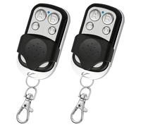 2 Pièces Telecommande Universelle Portail, 433.92 MHz Rolling Code Fixe Bip Portail Automatique Universelle sans Fil Télécommandes Garage à 4 Boutons pour Porte de Garage et Voiture