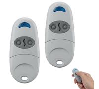 2 Pièces Télécommande Universelle Portail 433.92MHz - Copieuse Code Roulant NA, 2 Canaux Compatible avec CAME TOP 432/EV/EE/NA V, DOORHAN 301 - Bip Portail pour Porte Garage et Portail Coulissant