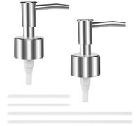 2 Pièces Têtes de Pompe pour Distributeur de Savon Pompe de Rechange pour Distributeur de Savon Liquide avec 4 Tubes POMPE A SAUCE