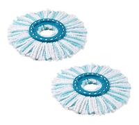 2 Pièces Têtes de Rechange Compatible avec Leifheit Clean Twist Disc Mop, Balai Serpillère Franges de Remplacement en Microfibres,