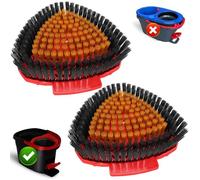 2 Pièces Têtes de Rechange pour Balai Amélioré - Compatibles avec Vileda Turbo - Brosse de Récurage à PoilsCcomplets pour Nettoyage