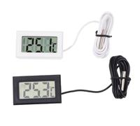 2 Pièces Thermomètre Numérique, Affichage Large, Sonde | Plastique, Plage 50 à 110 °c, Conception Encastrée, pour Glacière, Mesure Fiable et Lecture Nette
