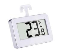 2 Pièces Thermomètre Numérique de Réfrigérateur, Plage 20 à 60 °c | Aimant et Crochet, Batterie Bouton Incluse, Alerte Givre 4,0 à 7,9 °c, pour Frigo et Congélateur