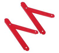 2 Pièces Tige de Liaison Renforcée pour Escabeau | Pièce de Rechange Galvanisée, Installation Rapide, Usage Réparation Chantier, Finition Rouge