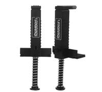 2 Pièces Tireur de Ligne de Maçonnerie pour Briques, Pince Noire portable | Installation et Réglage Rapides, Plastique Résistant à L’Usure, Tolère la Pression, pour Murs en Construction
