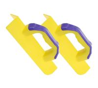 2 Pièces Truelle D’angle en Plastique pour Finition Précise | Nettoyage Facile, Usage D’une Seule Main, S’adapte aux Angles 90 Degrés, pour Béton Avant Carrelage