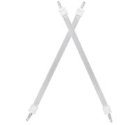 2 Pièces Tube Chauffant Électrique Quartz Céramique de Remplacement Blanc | Compatibilité de Remplacement, Chauffage Uniforme et Rapide, pour Appareils de Chauffage Électriques, Usage Intérieur