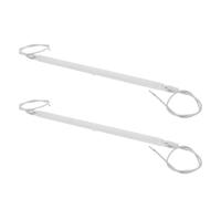 2 Pièces Tube Chauffant Quartz de Remplacement, Tige Chauffante en Quartz pour Radiateurs, 26cm, Blanc, céramique, pour Space Heater et Cuisinière Électrique, Salons