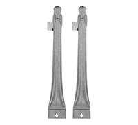 2 pièces Tube de Brûleur Réglable pour Grill Gaz 37,7x4,5x2,6cm | Acier Inoxydable Argenté, Pièce de Rechange Antirouille, pour Fours à Gaz et Cuisines Professionnelles