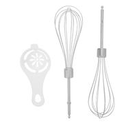 2 Pièces Œufs en Acier Inoxydable 12 Fils pour Batteur Électrique | Accessoire de Rechange, Surface Polie Non Poreuse, Entretien Facile, Cuisine et Pâtisserie