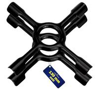 2 Pièces Universel Reducteur Gaz 130 mm en Couleur Noire - Réducteur Gaz pour Cafetière - Garantie de 10 Ans - MONTERAL