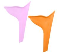 2 pièces Urinoir pour Femme, Urinoir Féminin Réutilisable en Silicone, Urinoir Femme Portable, Pot de Chambre Adulte, aux Femmes de Faire Pipi Debout, pisse debout femme
