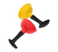 2 Pièces Ventouse Manuelle, Déboucheur Puissant en Caoutchouc | Format Mini à Poignée Courte, Usage Simple et Drains de Salle de Bain