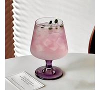 2 pièces Verres à tige violette, Tasses haut de gamme parfaites pour les cocktails, le champagne, le whisky, le bourbon, cadeau d'anniversaire idéal, élément essentiel pour les fêtes 2 pièces,1 pièceV