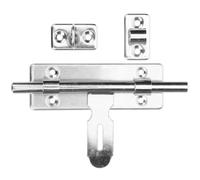 2 Pièces Verrou Coulissant de Porte en Acier Inoxydable, Argenté | Résistant à Corrosion, Installation Facile, pour Porte Intérieure, Cabine de Toilettes, Usage Domestique