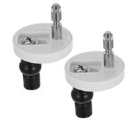 2 Pièces Vis de Fixation pour Siège de Toilette, Réparation Rapide | PVC et Caoutchouc, Lot Boulons et Écrous, pour Toilettes Standard, Couvercles et Salles de Bain