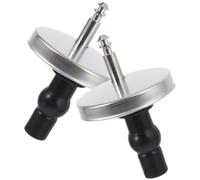 2 Pièces Vis de Remplacement pour Siège de Fixations Universelles | Charnières à Dégagement Rapide, Visserie PP Argentée, Accessoires pour Abattant Intelligent