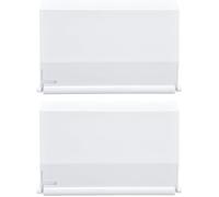 2 Pièces Volet de Skimmer Piscine, 19.5 x 14 cm Piscine Filtre écumoire Porte Déversoir pour Skimmer, Déflecteur de Déversoir