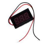 2 Pièces Voltmètre Numérique Cc 3,5 V à 30 V Affichage LED