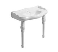 2 pieds en céramique pour lavabo WPG10509 BLANC - CRISTINA ONDYNA WPG1083