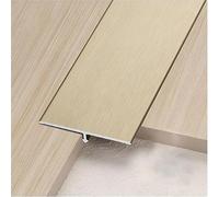 2 Piezas Barre De Seuil, Profilé Transition En Aluminium, Moulure T, Bande Séparation Pour Sol Pour Portes, Stratifié, Moquette Et Carrelage(Champagne,4cm x 1.35m)