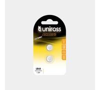 2 Piles AG13 / LR44 / LR1154 Uniross Alcaline 1,5V