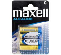 2 Piles Alcalines C / LR14 Maxell Alkaline