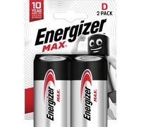 Energizer Piles alcalines Max D/LR20 1.5 V Paquet de 2