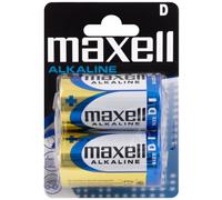 2 Piles Alcalines D / LR20 Maxell Alkaline