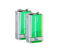 TKA 2 piles bloc 9V alcaline SuperLife 6LR61 (PP3)