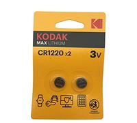 Kodak Piles bouton P2R CR1220 Lithium 3V Argenté Lot de 2