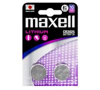 Lot de 2 piles bouton au lithium CR2025 3 V de Maxell