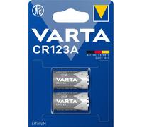 2 Piles CR123A Varta Lithium 3V