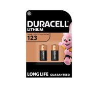 Duracell Piles 123 Lithium CR123/CR123A/CR17345 (1 ampoule de 2 batteries)