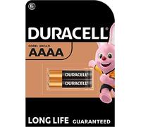 2 piles Duracell AAAA (1 blister de 2 batteries) 2 piles (LR8D425)
