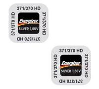 2 piles Energizer 371/370