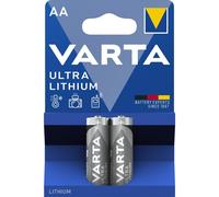 2 Piles Lithium AA / LR6 Varta Ultra Lithium