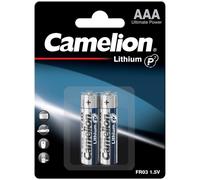 2 Piles Lithium AAA / FR03 Camelion Lithium 1.5V