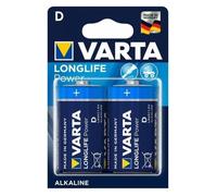Varta Piles alcalines Longlife Power Mono 04920121412 - D (LR20) 1,5 V 2 pièces (blister)