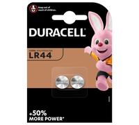 2 Piles LR44 / A76 / V13GA Duracell Alcaline 1,5V