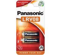 2 Piles LRV08 / GP23 / MN21 / L1028 / V23GA Panasonic Alcaline 12V