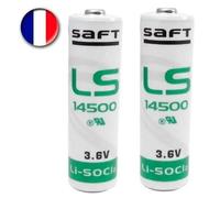 2 Piles LS 14500 SAFT Lithium AA 3,6V Jetable 2,6Ah LSA 2400 ER14500 ER14505