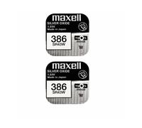 2 piles MAXELL 386 SR43W Silver Oxide 1,55 v -