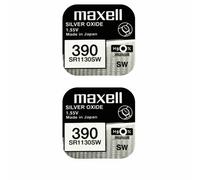 2 Piles Maxell 390 SR1130SW Silver Oxide 1,55 v