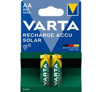 Varta 56736 Piles Rechargeables AA NiMH 1.2V 800mAh - Blister de 2, Dimensions 80x16x120mm, Diamètre 1.45cm, Hauteur 50.5mm