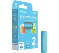 2 Piles Rechargeables AA / HR6 950mAh Panasonic Eneloop Lite BK-3LCCE