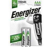 2 Piles Rechargeables AAA / HR03 700mAh Energizer Power Plus