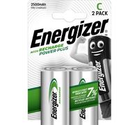 2 Piles Rechargeables C / HR14 2500mAh Energizer Power Plus